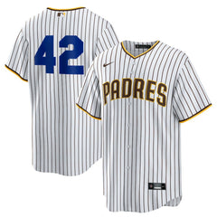 San Diego Padres Nike Home 2025 Jackie Robinson Day Replica Jersey - White - Nike Online