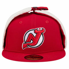 New Jersey Devils New Era Injection Dog Ear Classic Fitted Hat - Red - NHL 202906880
