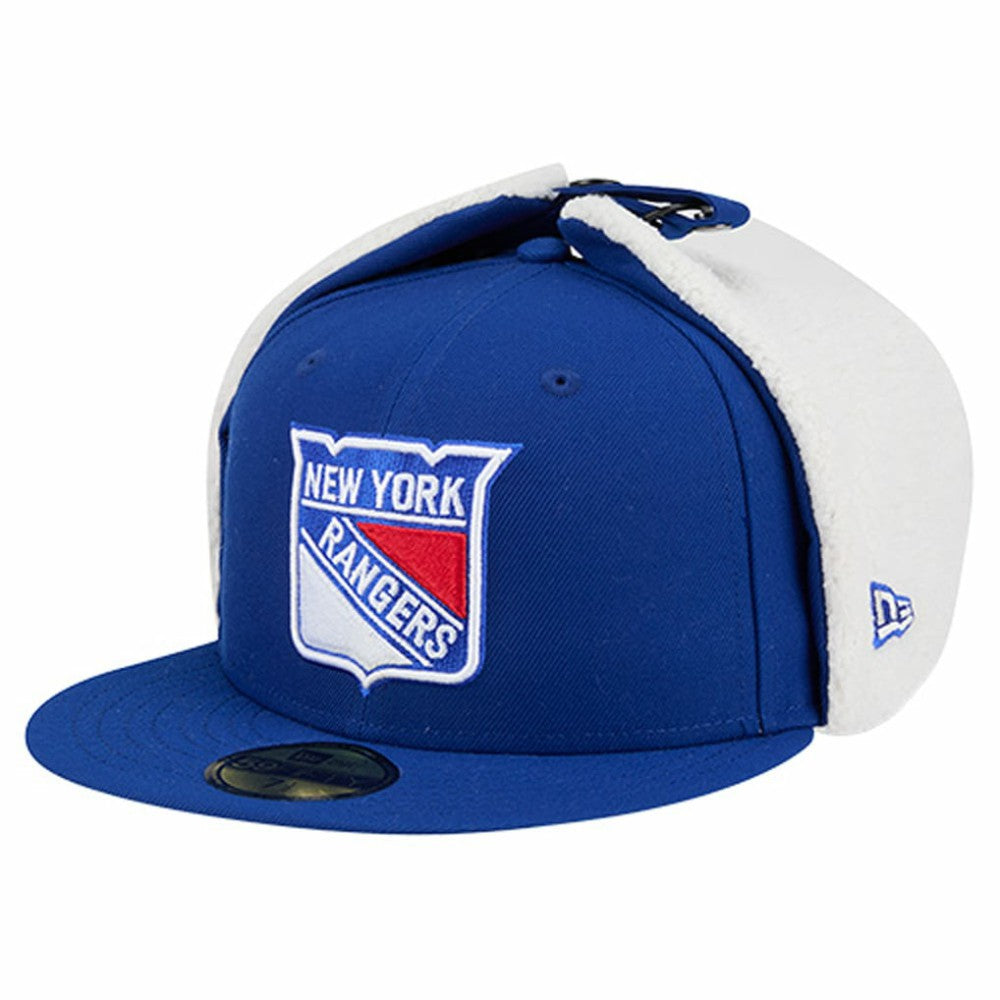 New York Rangers New Era Injection Dog Ear Classic Fitted Hat - Blue - NHL 202906883