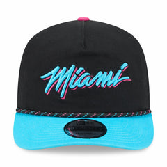 Miami Heat 2025/26 City Edition 19TWENTY Adjustable Hat Black/Turquoise | New Era Lifestyle