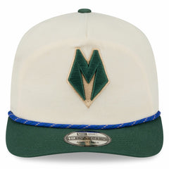 Milwaukee Bucks 2025/26 City Edition 19TWENTY Adjustable Hat Cream/Hunter Green | New Era US