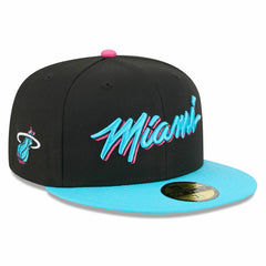 Miami Heat 2025/26 City Edition 59FIFTY Fitted Hat Black/Turquoise | New Era online
