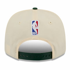 Milwaukee Bucks 2025/26 City Edition 9SEVENTY Adjustable Hat Cream/Hunter Green | New Era US