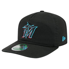 Miami Marlins New Era Team 19TWENTY Adjustable Hat - Black - New Era Discount