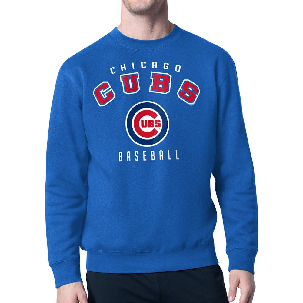 Chicago Cubs Starter Team Logo Fleece Pullover Sweatshirt - Royal - MLB Online