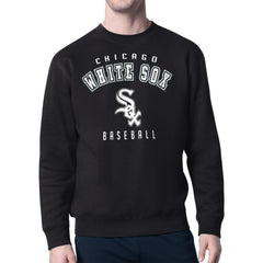 Chicago White Sox Starter Team Logo Fleece Pullover Sweatshirt - Black - MLB on Sale