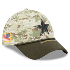 Dallas Cowboys New Era 2025 Salute to Service 39THIRTY Flex Hat Camo
