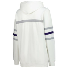 Mitchell & Ness Baltimore Ravens Women's Plus Size Head Coach Throwback Pullover Hoodie White