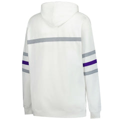 Mitchell & Ness Minnesota Vikings Women's Plus Size Head Coach Throwback Pullover Hoodie White