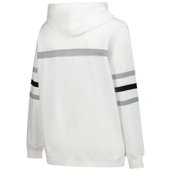 Mitchell & Ness Pittsburgh Steelers Women's Plus Size Head Coach Throwback Pullover Hoodie White