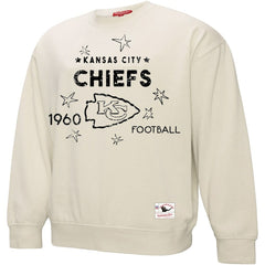 Mitchell & Ness Kansas City Chiefs Women's Plus Size Shooting Star Sweatshirt Cream