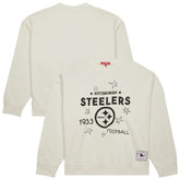 Mitchell & Ness Pittsburgh Steelers Women's Plus Size Shooting Star Sweatshirt Cream