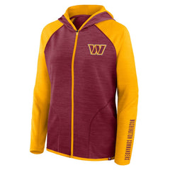 Fanatics Washington Commanders Women's Plus Size End Around Pass Full-Zip Hoodie Burgundy