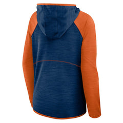 Fanatics Chicago Bears Women's Plus Size End Around Pass Full-Zip Hoodie Navy