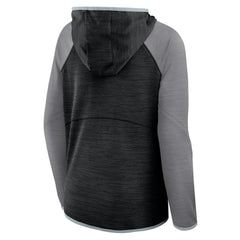 Fanatics Las Vegas Raiders Women's Plus Size End Around Pass Full-Zip Hoodie Black