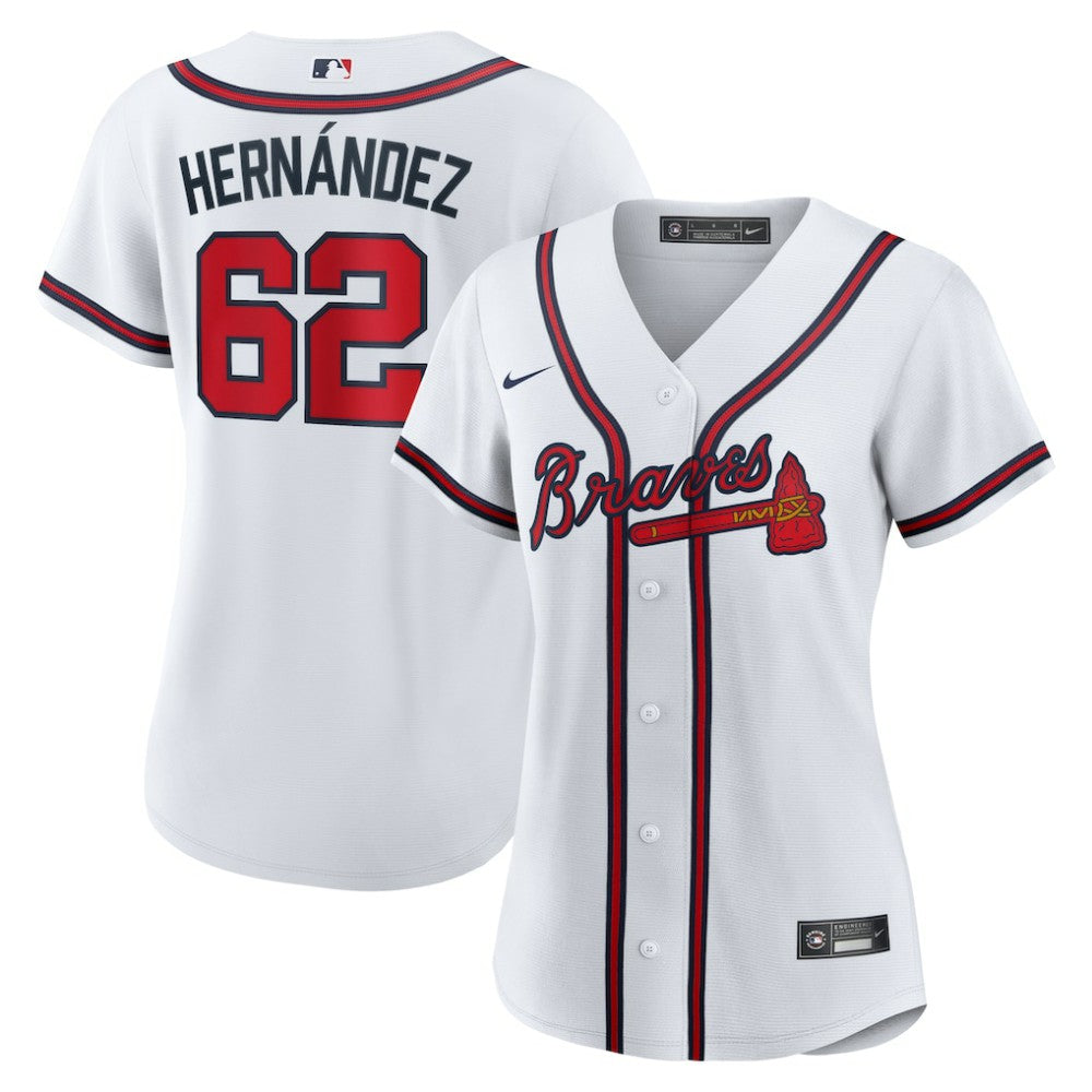 Daysbel Hernandez Atlanta Braves Nike Women's Home Replica Jersey - White - Nike on Sale
