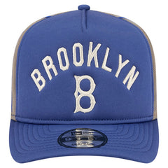 Los Angeles Dodgers New Era Vintage Arched Foam Front 9FIFTY A-Frame Adjustable Trucker Hat - Royal - New Era on Sale
