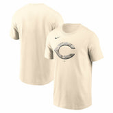 Cincinnati Reds Nike Camo Logo T-Shirt - Cream - Nike Discount