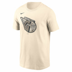 Cleveland Guardians Nike Camo Logo T-Shirt - Cream - Nike Lifestyle