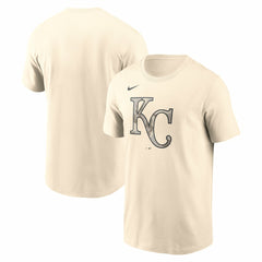 Kansas City Royals Nike Camo Logo T-Shirt - Cream - Nike Lifestyle