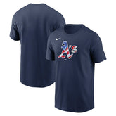 Athletics Nike Americana T-Shirt - Navy - Nike Discount