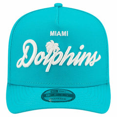 Miami Dolphins New Era Local Play A-Frame 9FIFTY Snapback Hat Aqua