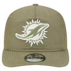 Miami Dolphins New Era Nylon 19TWENTY Adjustable Hat Olive