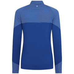 Toronto Blue Jays Levelwear Women's Classic Stripes Insignia 2.0 Raglan Quarter-Zip Top - Royal - MLB Lifestyle