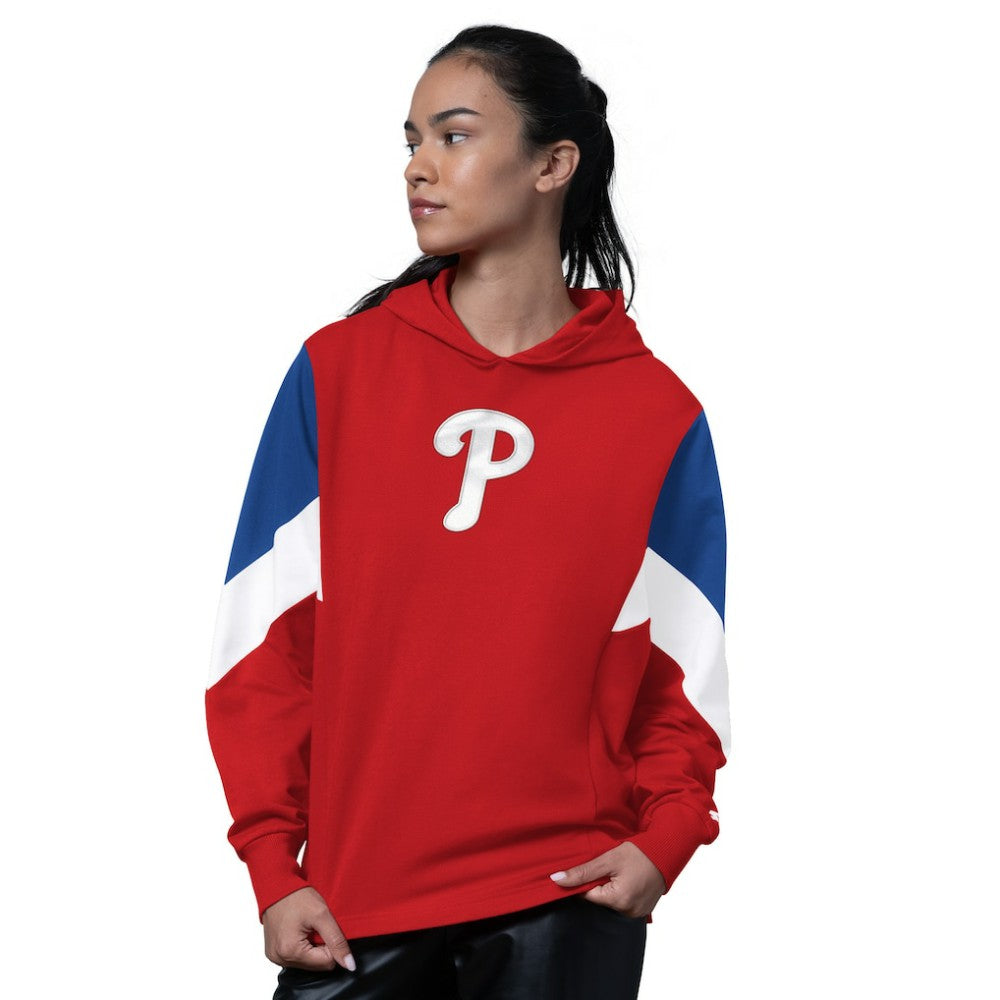 Philadelphia Phillies Starter Women's Scrimmage Pullover Hoodie - Red - MLB on Sale
