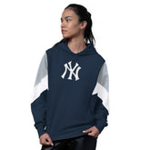 New York Yankees Starter Women's Scrimmage Pullover Hoodie - Navy - MLB Lifestyle