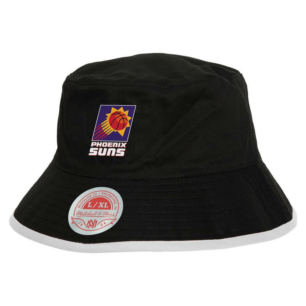 Phoenix Suns Flip It Reversible Bucket Hat Black/Purple | Mitchell & Ness US
