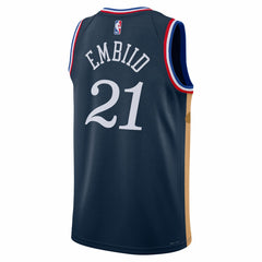 Joel Embiid Philadelphia 76ers Unisex 2025/26 Swingman Jersey Navy City Edition | Nike discount