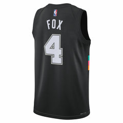 De'Aaron Fox San Antonio Spurs Unisex 2025/26 Swingman Jersey Black City Edition | Nike
