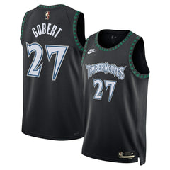 Rudy Gobert Minnesota Timberwolves Unisex Swingman Jersey Classic Edition Black | Nike Lifestyle