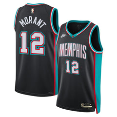 Ja Morant Memphis Grizzlies Unisex Swingman Jersey Classic Edition Black | Nike US