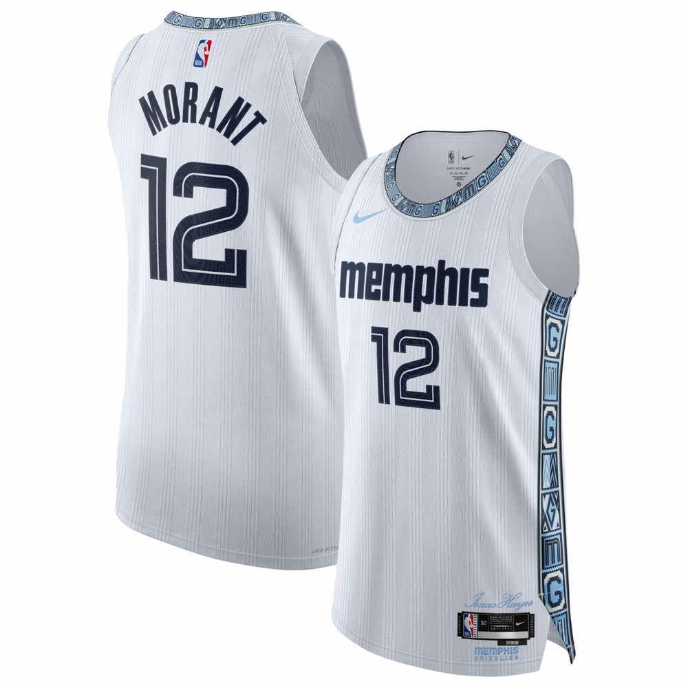 Ja Morant Memphis Grizzlies Unisex 2025/26 Authentic Jersey City Edition White | Nike for sale