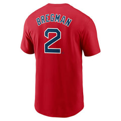 Alex Bregman Boston Red Sox Nike Fuse Name & Number T-Shirt - Red - Nike on Sale