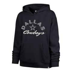 47 brand Dallas Cowboys '47 Women's Whirlwind Naomi Pullover Hoodie Navy