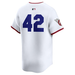 Cleveland Guardians Nike Home 2025 Jackie Robinson Day Limited Jersey - White - Nike on Sale