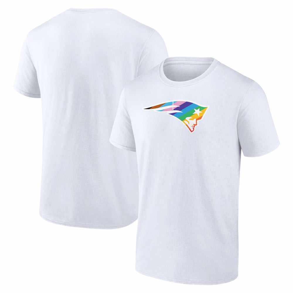 New England Patriots Logo Pride T-Shirt White