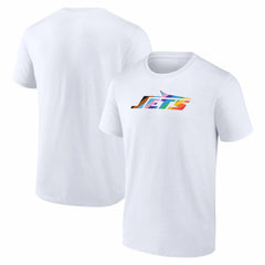 New York Jets Logo Pride T-Shirt White