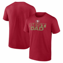 San Francisco 49ers Greatest Dad T-Shirt Scarlet