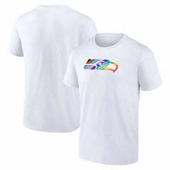 Seattle Seahawks Logo Pride T-Shirt White