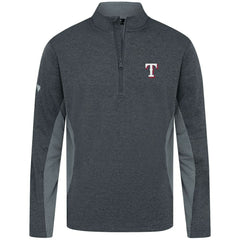 Texas Rangers Levelwear Waffle Insignia 2.0 Quarter-Zip Pullover - Heather Black - MLB Sale