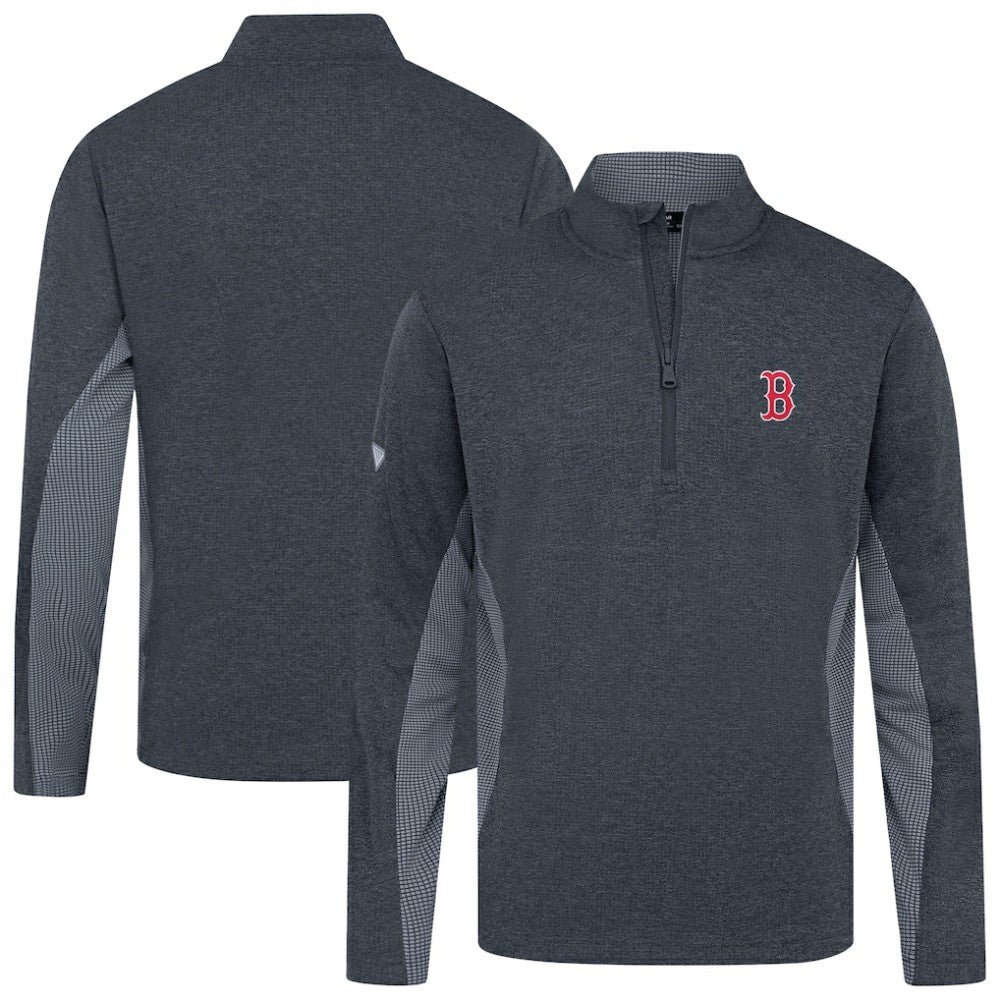 Boston Red Sox Levelwear Waffle Insignia 2.0 Quarter-Zip Pullover - Navy - MLB on Sale
