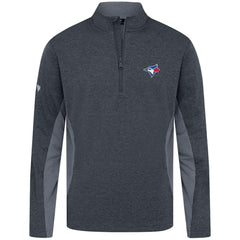 Toronto Blue Jays Levelwear Waffle Insignia 2.0 Quarter-Zip Pullover Top - Gray - MLB Lifestyle