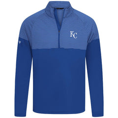 Kansas City Royals Levelwear Classic Stripes Insignia 2.0 Pullover - Royal - MLB Discount