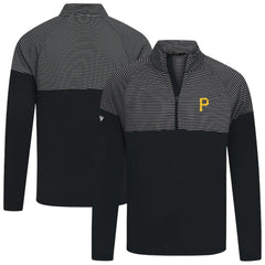 Pittsburgh Pirates Levelwear Classic Stripes Insignia 2.0 Pullover - Black - MLB Lifestyle