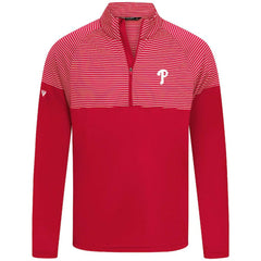 Philadelphia Phillies Levelwear Classic Stripes Insignia 2.0 Pullover - Red - MLB Discount