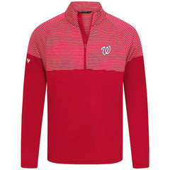 Washington Nationals Levelwear Classic Stripes Insignia 2.0 Pullover - Red - MLB Online